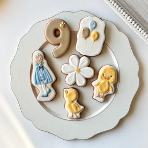 Custom Cookies, Birthday Decorated Cookies, Birthday Gift