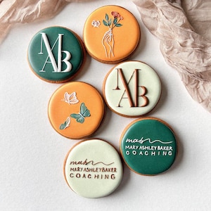 Personalized Logo Cookies Custom Decorated Cookies Gift