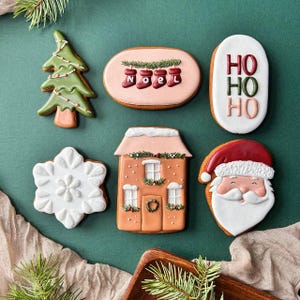 Galletas navideñas, Set navideño, Galletas navideñas decoradas
