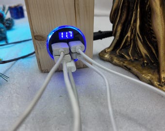 Bitte schließen Sie diese Transaktion ab. Dockingstation Holz, Schreibtischlampe, Dekorieren, Geschenk, Nachtlichtgeschenk, Lightly, Homedec