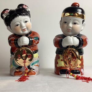 Chinese boy figurine - Etsy 日本