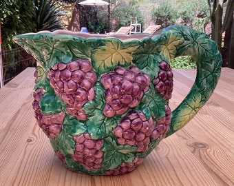 Vintage “Grape” pitcher made by the Haldon Group 1987