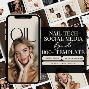 Nail Tech Instagram Templates Posts Reels Acuity Scheduling  Nail Artist, Nail Technician Social Media Templates, Nail Flyers,Nails