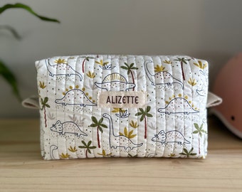 handmade quilted organizer nappy bag makeup bag