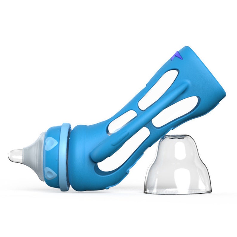 Glass Baby Bottle Straw Dropresistant Water Drink Bottles for Baby