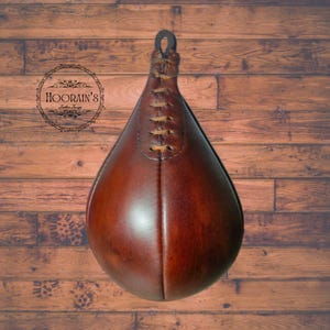 Leather speed ball, Speed Punching Bag, Leather speed boxing bag, Training bag, Best gift For Gym, Best gift for him, Valentines day gift.