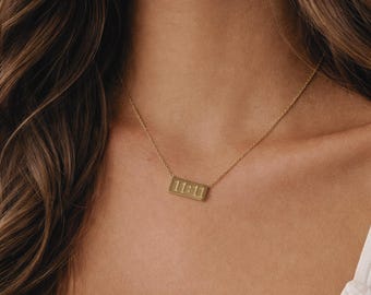 Angel Number Necklace, 11:11 Pendant Necklace, Manifestation Spiritual Jewellery, Minimalist Gold Silver Necklace, Gifts For Her