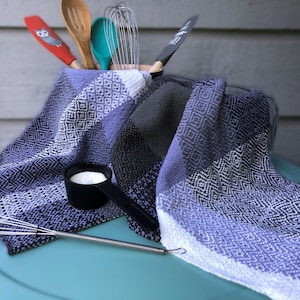 Breakfast at Tiffany's Hand Towel Pattern for Rigid Heddle - PDF Download WITH Video Tutorial WAS Acton Creative October 2024 Weave Along