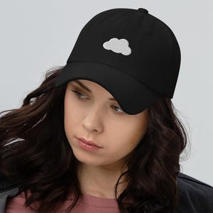 Cloud Embroidered Dad Hat - Multiple Colours, Summer Cap, Casual Everyday Style