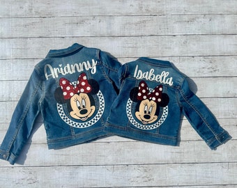 Girls Minnie Mouse Disney Denim Jacket