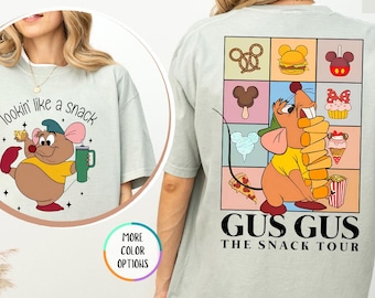 Comfort Colors® Lookin' Like a Snack Shirt, Gus Gus The Snack Tour Tee, Disney Snacks Shirt, Disney Funny Shirt, Disneyland Vacation Gift