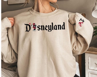 Disney Mickey Minnie Love Sweatshirt, Mickey and Minnie Valentines Sweater, Disneyland Love Hoodie, Disney Valentines Day, Disney Lover Gift