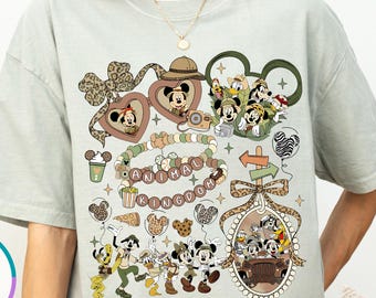 Comfort Colors Disney Animal Kingdom Shirts, Safari Mode Disney Shirt, Family Vacation Shirts, Mickey and Friends Shirt, Matching Trip Shirt