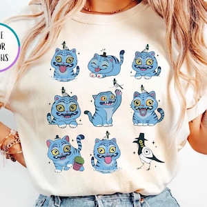 Cute Demon Hunter Tiger Comfort Shirt, Derpy the Tiger And Bird Demon Hunter Tiger Tee, Hunters Tiger fan, Kpop Saja Boys, Saja Girls Shirt