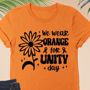 We Wear Orange For Unity Day Shirt, Unity Day Shirt, Bully Prevention Shirt,Anti Bully Shirt,End Bully Sweatshirt,Unity Day Gift,No Bullying