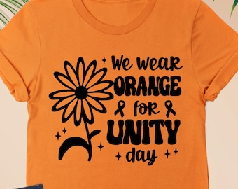 We Wear Orange For Unity Day Shirt, Unity Day Shirt, Bully Prevention Shirt,Anti Bully Shirt,End Bully Sweatshirt,Unity Day Gift,No Bullying