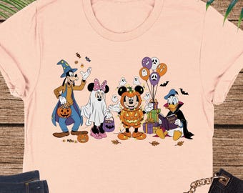 Mickey Friends Halloween Shirt, Disney Halloween Shirt, Ghost Mickey Shirt, Disneyland Halloween Kids Shirt, Toddler Spooky Shirt, Fall Tee