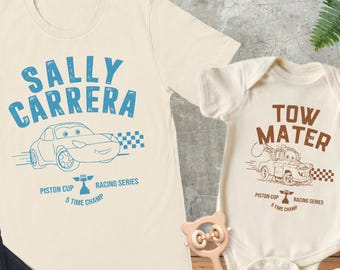 Disney Cars Shirt, Pixar Lightening McQueen Tee, Tow Mater T-Shirt, Sally Carrera Doc Hudson Shirt, Disneyland Family Trip Tee, WDW Gift Tee
