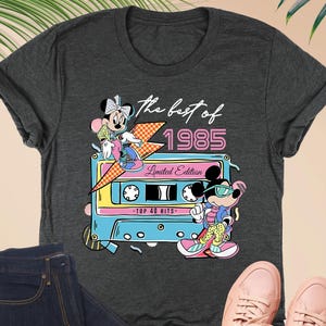 The Best Of 1985 Mickey Shirt, Disney 40th Birthday Tee, Vintage Mickey Minnie Shirt, Disney Limited Edition, Disneyland Birthday Trip Shirt