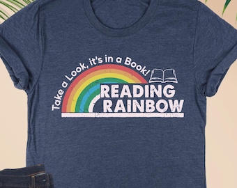 Take a Look Its in a Book Shirt, Reading Rainbow Shirt, Book Lover Tee, Funny Bookish Shirt, Librarian Tee, Book Club Shirt, Reading Teacher
