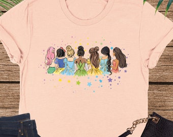 Disney Princess Shirt, Disney Vacation Shirt,Disneyland Princess Shirt,Disneyland Girl Tee,Disney Girl Trip,Princess Squad,Disneyworld Shirt