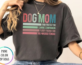 Comfort Colors Dog Mom Shirts, Dog Mama Shirt, Dog Lovers Gift, Fur Mama Shirt, Dog Mom Gift, Pet Lover Shirt, Gift For Mom, Dog Parents Tee