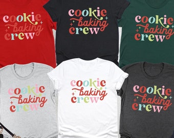 Cookie Baking Crew Shirt, Christmas Cookie Crew, Funny Christmas Shirt, Matching Family Christmas, Family Christmas Shirts, Baking Crew Tee