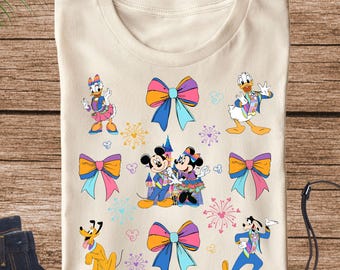 Disney LGBTQ Pride Shirt, Mickey and Friends Pride Tee, Lgbt Pride Shirt, Rainbow Disney Shirt, Pride Park Outfit, Pride Month Gift, Gay Tee