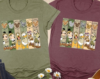 Disney Safari Shirt, Disney Animal Kingdom Shirt, Family Safari Shirt, Mickey and Friends Shirt, Matching Animal Kingdom Shirts, Wild Life