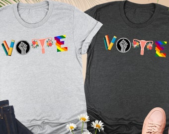Vote Sweatshirt, Vote Shirt, Banned Books Shirt, Reproductive Rights Shirt, Political Activism Shirt, LGBTQ Shirt, BLM Shirt, Election Shirt