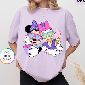 Comfort Colors® Minnie Mouse And Daisy Duck Shirt, Disney Besties Shirt, Disney Girls Trip Shirt, Girls Weekend Shirt, Disney Snacks Shirt