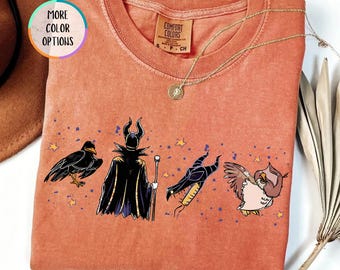 Comfort Colors Maleficent Shirt, Halloween Villains T-Shirt, Maleficent Witch Shirt, Disney Halloween 2026 Shirt, Women's Halloween Gift