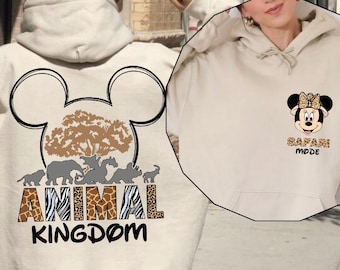 Animal Kingdom Sweatshirt, Disney Safari Mode Hoodie, Family Safari Trip Hoodie, Mickey and Friends Matching, Custom Disney Wild Zoo Sweater