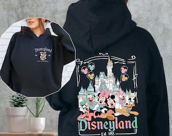 Disneyland Est. 1955 Sweatshirt, Disneyland Hoodie, Disneyland California, Mickey And Friends, Disney Trip Sweatshirt, Disneyworld Hoodie
