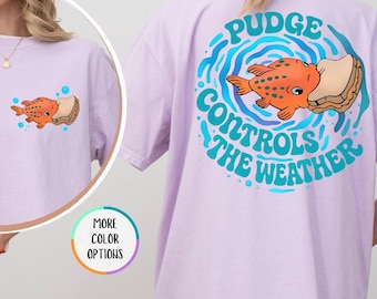 Disney Lilo and Stitch Pudge Controls The Weather Shirt, Disney Fish Pudge T-shirt, Disneyland Family Matching Shirt, Magic Kingdom Tee