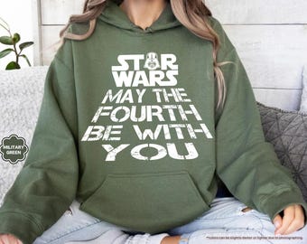 Disney Star Wars Sweatshirt, May The Fourth Be With You, Disneyland Trip Hoodie, Darth Vader Sweatshirt, Galaxy's Edge Sweatshirt,Sky Walker