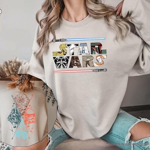 Star Wars Sweatshirt, Star Wars Characters Hoodie, Disney Star Wars Sweatshirt, Disneyland Trip Hoodie, Darth Vader Sweatshirt, Disney Adult