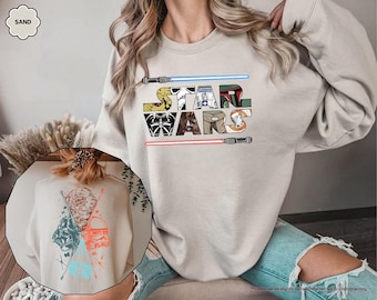 Star Wars Sweatshirt, Star Wars Characters Hoodie, Disney Star Wars Sweatshirt, Disneyland Trip Hoodie, Darth Vader Sweatshirt, Disney Adult