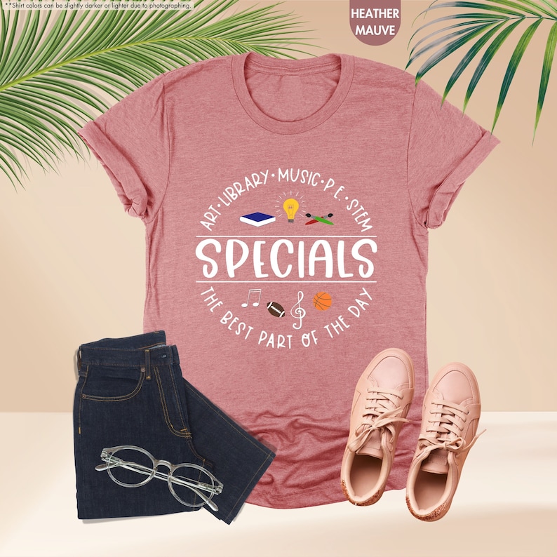 a t - shirt with the words special and a pair of shoes
