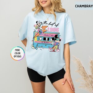 Camiseta Disney de 40.º cumpleaños con colores cómodos, edición limitada de 1986, regalo de 40.º cumpleaños para mujer, camiseta de Disneyland para 40.º cumpleaños imagen 3