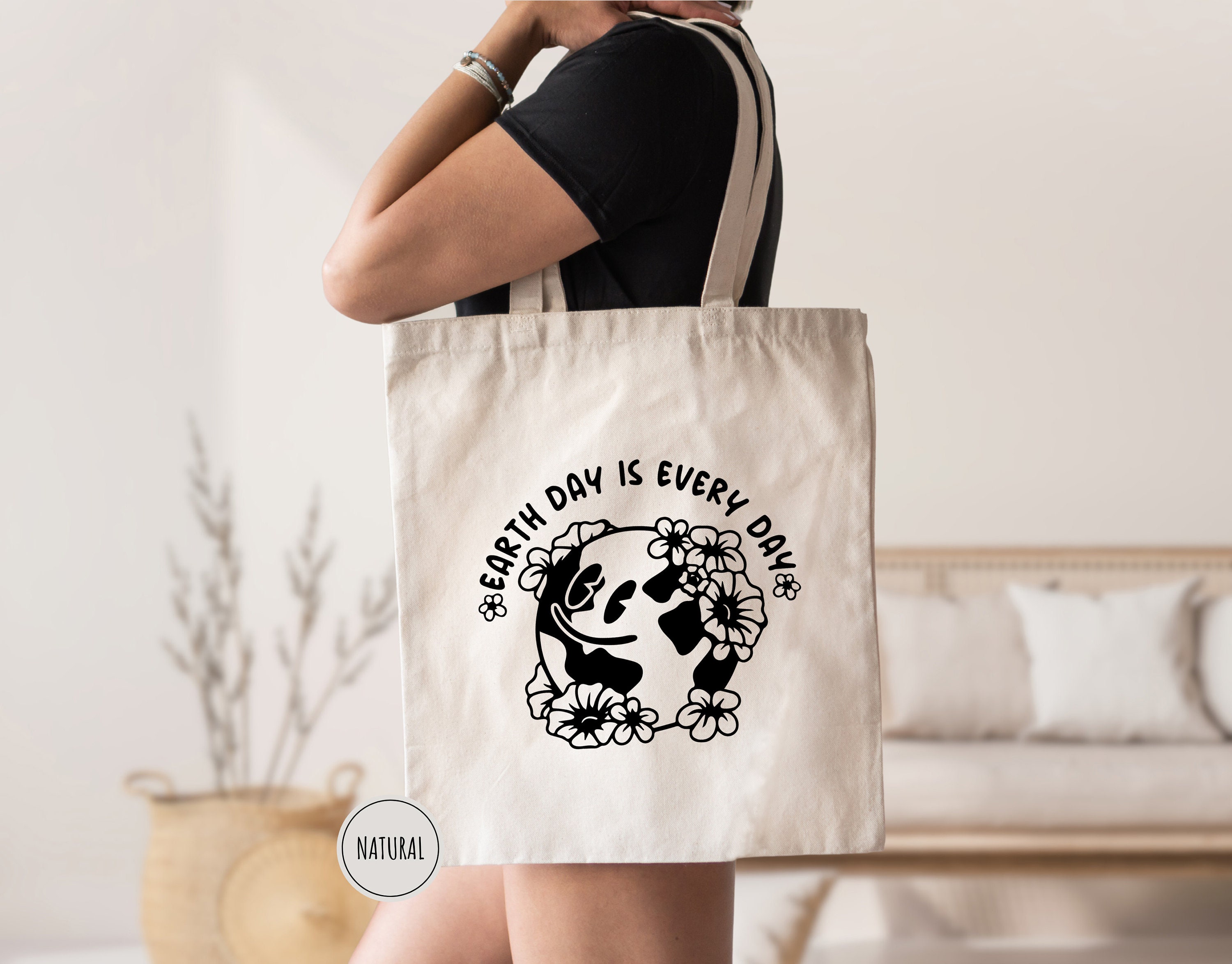Earth Day Tote Bag Etsy