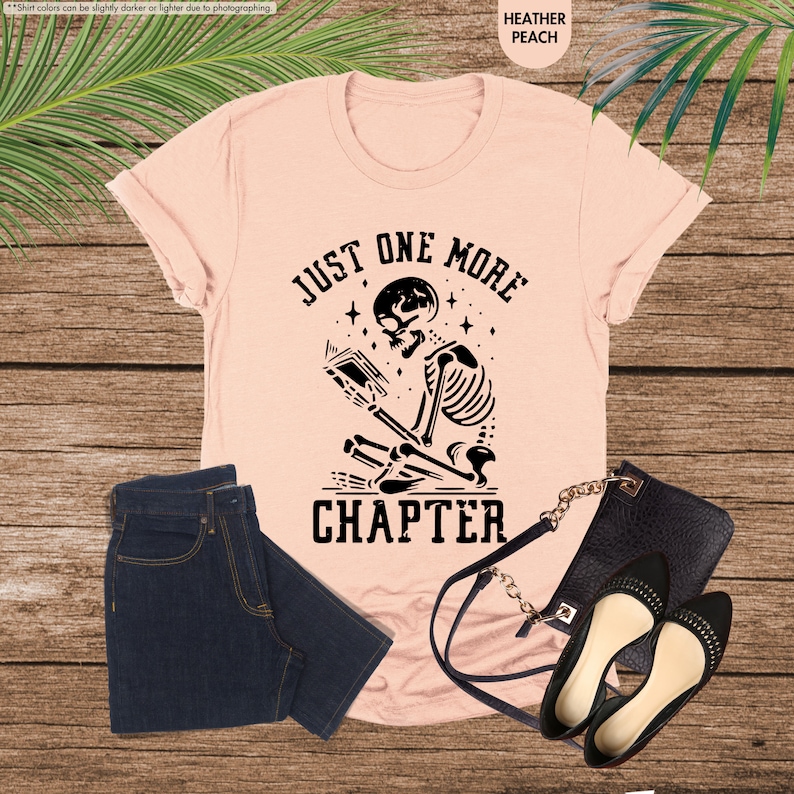 a t - shirt that says just one more charter