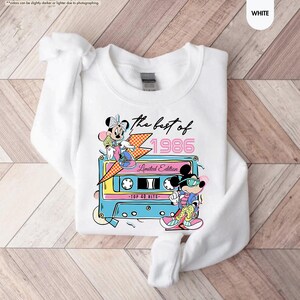 The Best Of 1986 Mickey Shirt, Disney 40th Birthday Tee, Vintage Mickey Minnie Shirt, Disney Limited Edition, Disneyland Birthday Trip Shirt image 4