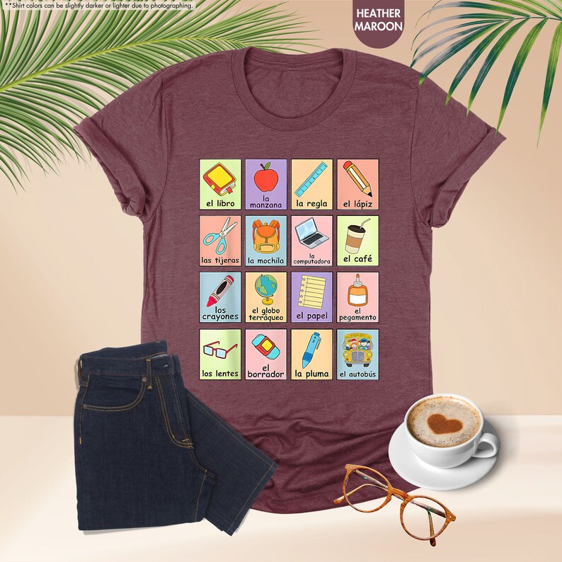 a t - shirt with a cup of coffee next to it