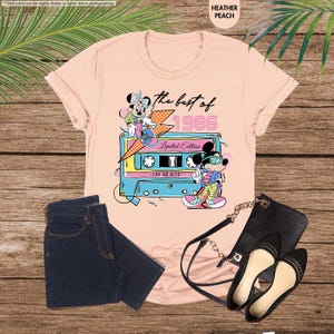 The Best Of 1986 Mickey Shirt, Disney 40th Birthday Tee, Vintage Mickey Minnie Shirt, Disney Limited Edition, Disneyland Birthday Trip Shirt image 3