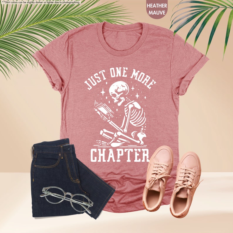 a t - shirt that says just one more charter
