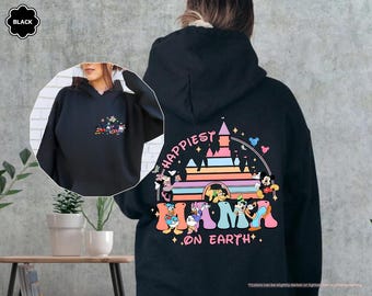 Disney Castle Sweatshirt, Mickey Mama Hoodie, Disney Mom Hoodie, Mother's Day Gift, Disneyland Sweater, New Mom Gift, Mom Vacation Sweater