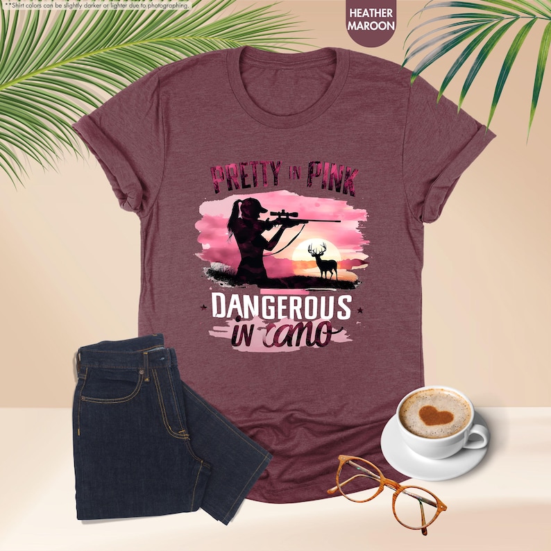 a t - shirt that says pretty in pink, with a picture of a woman