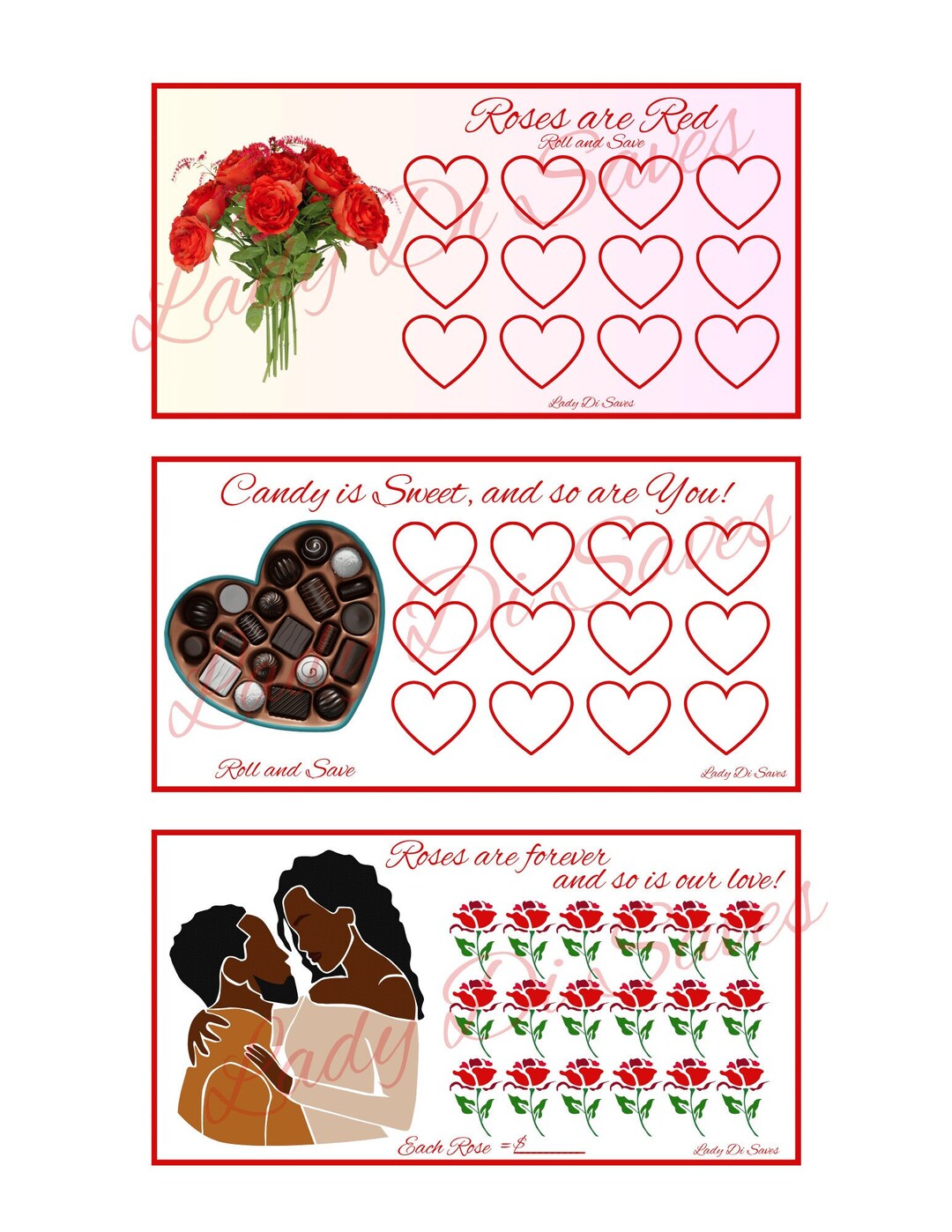 Mini Challenges With Roses Three Different A6