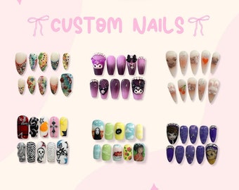 Custom Nails - Personalized Nails - Press On Nails - Nails